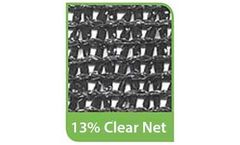 Green Tek - 13% Combined Clear Anti-Hail Net
