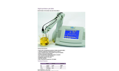 pHmetro - Model 2006 - Desktop Digital pH Meter Brochure
