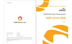 Dass - Model DSP-3315i-ODS - On-Grid Commercial Solar Inverter - Manual