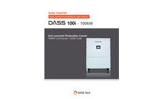Dass - Model DSP-33100E-OD-HV - On-Grid Utility Solar Inverter - Brochure