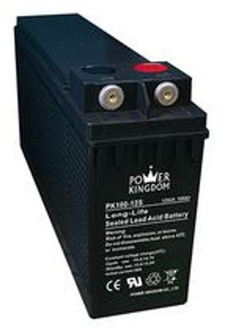 Power Kingdom - Model 12V 100AH - Front Terminal UPS Battery