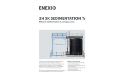 2H - Model SK - Sedimentation Tank - Brochure