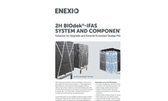 2H BIOdek - Model IFAS - Integrated Fixed Film Activated Sludge System - Brochure