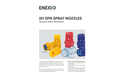 2H SPN Spray Nozzles - Brochure
