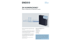 2H Humipacking - Plastic Components for Evaporative Coolers - Brochure