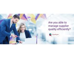 Are you able to manage supplier quality efficiently?