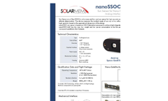 NanoSSOC - Model A60 - Sun Sensor for Nano-Satellites Analog Interface - Datasheet