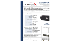 NanoSSOC - Model D60 - Sun Sensor for Nano-Satellites Digital Interface - Brochure