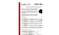 SSOC - Model D60 - Sun Sensor for Small Satellites with Digital Interface - Brochure