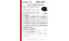 SSOC - Model A60 - Sun Sensor for Small Satellites with Analog Interface - Datasheet