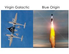 The differences between the flights of Blue Origin and Virgin Galactic