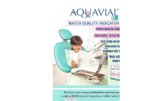 AquaVial - Rx Dental Waterline Quality Indicator-Pack of 8 - Brochure