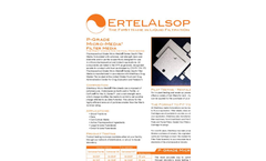 Micro-Media - Pharmaceutical P-Grade Filter Pads Brochure