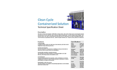 Clean Cycle Containerized Solution - Brochure