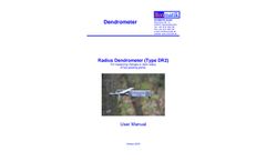 Ecomatik - Model Type DR2 - Radius Dendrometer - Manual