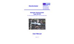 Ecomatik - Model DD-RO - Root/Underwater Diameter Dendrometer - Manual