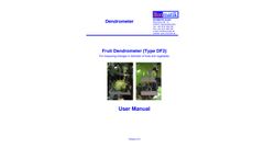 Ecomatik - Model Type DF2 - Fruit Dendrometer- Manual