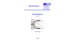Ecomatik - Model SF-G - Sap Flow Sensors - Manual