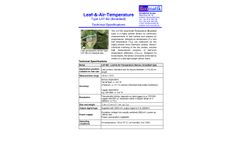 Ecomatik - Model LAT-B2 - Leaf-to-Air-Temperature Sensors (LAT) for Temperature Broad Leaf and Conifer Needle  - Technical Data Sheets