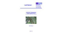 Ecomatik - Model LAT-C1 - Leaf-to-Air-Temperature Sensors (LAT) for Temperature Broad Leaf and Conifer Needle  - Manual