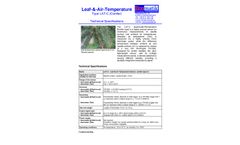 Ecomatik - Model LAT-C1 - Leaf-to-Air-Temperature Sensors (LAT) for Temperature Broad Leaf and Conifer Needle - Technical Data Sheets