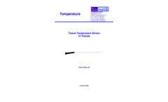 Ecomatik - Model T-Tissue - Tissue Temperature Sensor - Manual