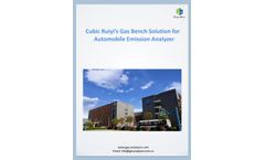 Cubic Ruiyi’s Gas Bench Solution for Automobile Emission Analyzer - Brochure