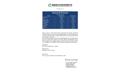 Seaweed Extract Powder - Datasheet