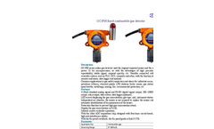 Fixed gas detector for combustible gas