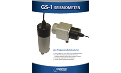 Model GS-1 - Low Frequency Seismometer Sensor Brochure