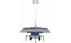Model ECO-SLT-1200M-100-4 - Mobile Solar Trailer Lights
