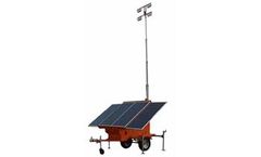 Model ECO-SLT-1200M-150 - Mobile Solar Trailer Lights