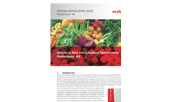 Analysis of Food and Agricultural Samples Using PlasmaQuant MS - Special Application Note