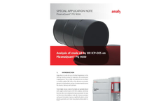  Analysis of crude oil by HR ICP-OES on PlasmaQuant PQ 9000 - Special Application Note