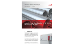 Analysis of high-alloyed steel by HR ICP-OES on PlasmaQuant® PQ 9000 - Special Application Note