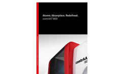 contrAA 800 Series Atomic Absorption Redefined - Brochure