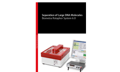 Biometra Rotaphor System 8 Separation of Large DNA Molecules - Brochure