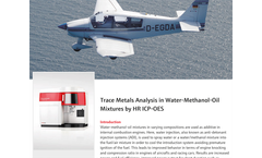 Trace Metals Analysis in Water-Methanol-Oil Mixtures by HR ICP-OES