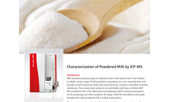 Characterization of Powdered Milk by ICP-MS