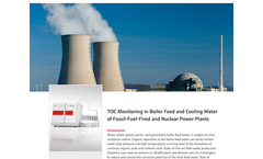 TOC Monitoring in Boiler Feed and Cooling Water of Fossil-Fuel-Fired and Nuclear Power Plants