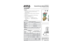 ASCO - Model 2/2 - Series 210 - 2 Way Solenoid Valve Brochure