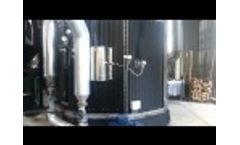 Boiler Thermal Oil - Fiber Cork / Biomass Burning Video