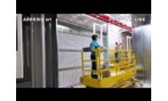 Painting Line for Windows and Doors Video
