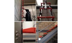 IVERNA 2000 - Model Inoxpat - Adjustable Safety Ladder