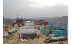 BLL-16 Oil Sludge Pyrolysis Plants Installed in Shaanxi, China