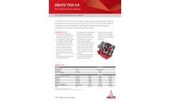 DEUTZ - Model TCD 2.9 L4 (Agri) - Engine for Agricultural Machinery - Brochure