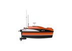 Oceanalpha USV - Model ME70 - Autonomous Hydrographic Survey Vessel Boat