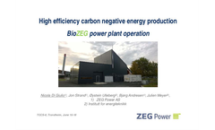 BioZEG Power Plant Operation Brochure