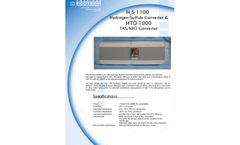 American Ecotech H2S-1100 Hydrogen Sulfide Converter - Brochure