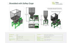 Harp Shredder with Safety Cage - Specifications Sheet